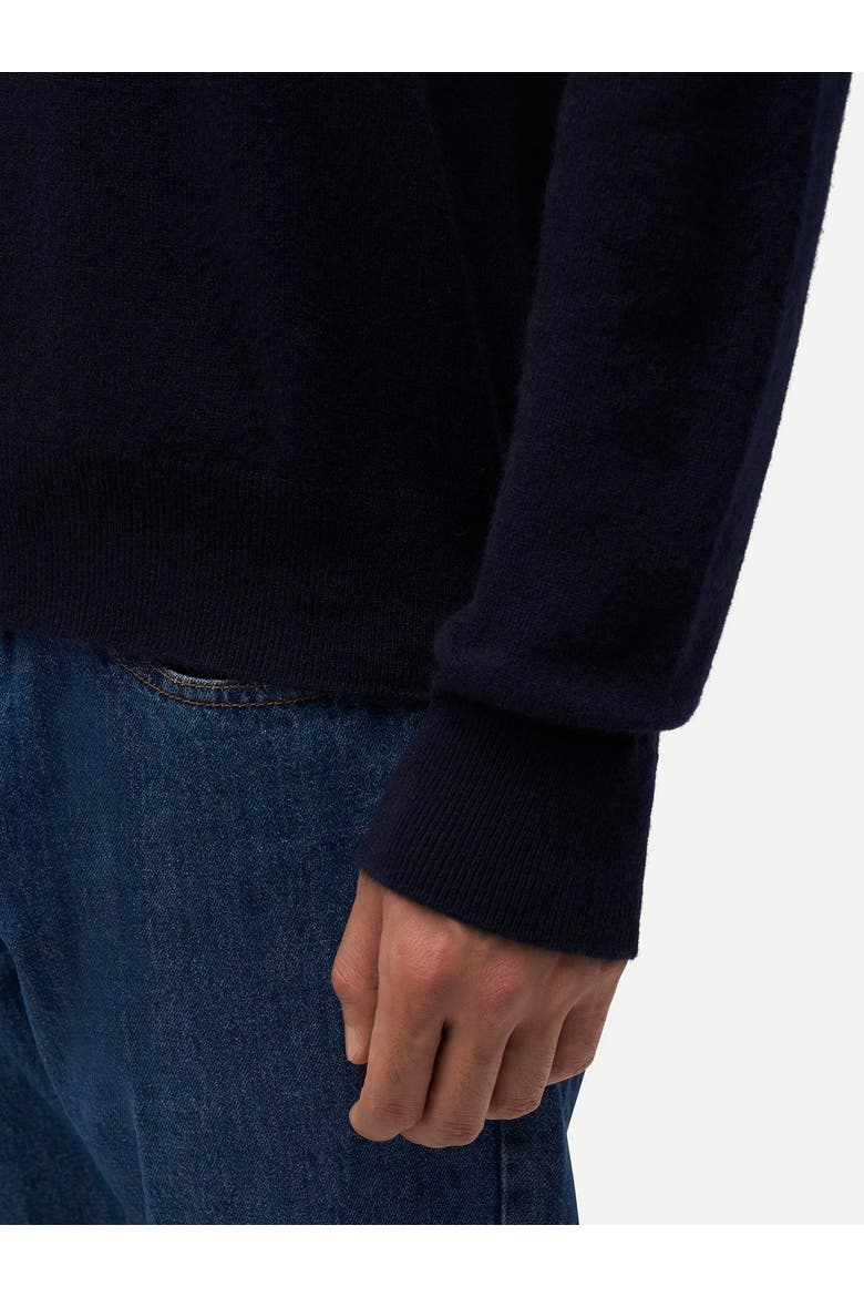 Timeless Cashmere Polo Sweater, Alternate, color, navy blazer
