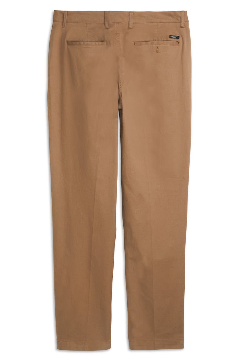 Scotch & Soda Flat Front Stretch Cotton Chino Pants, Alternate, color, Cappuccino