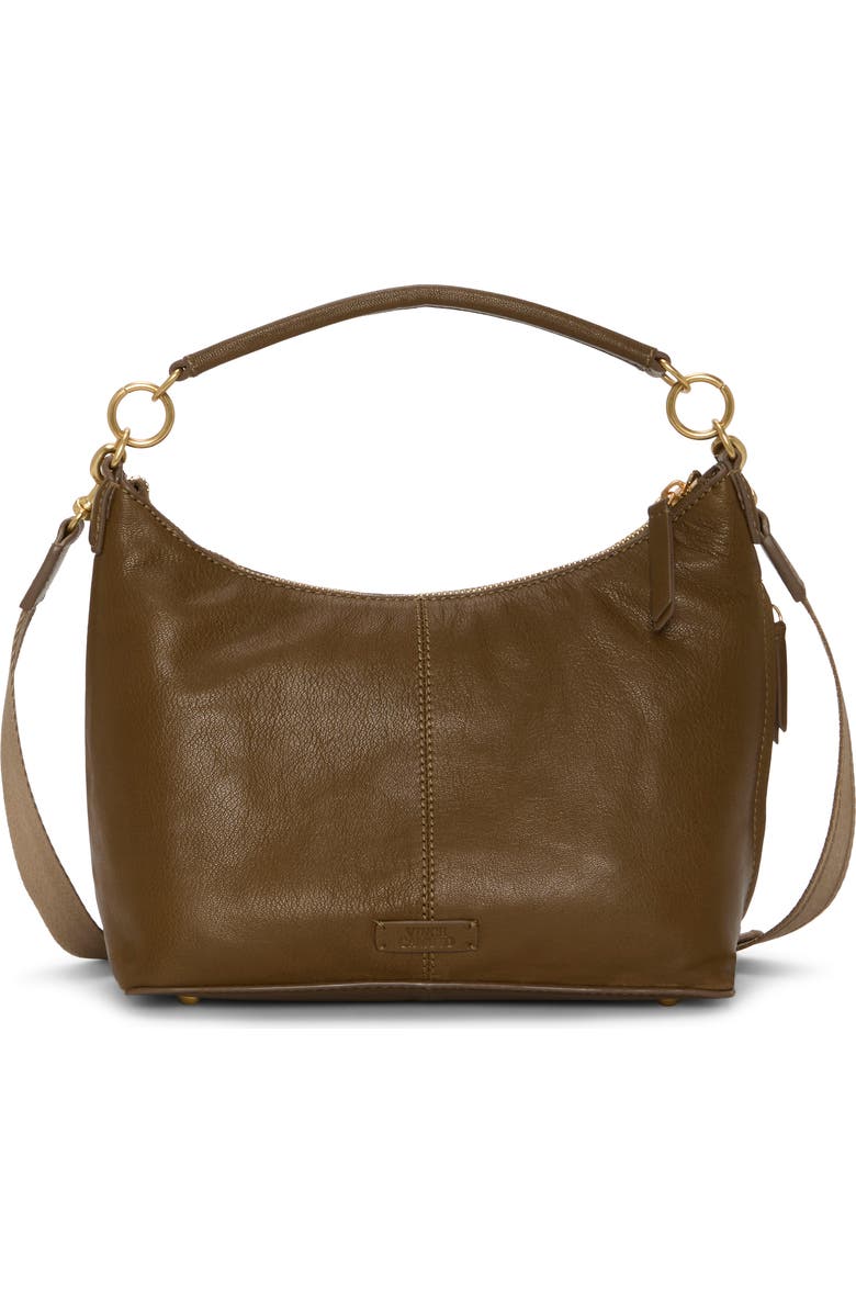 Vince Camuto Carly Leather Shoulder Bag, Alternate, color, Reishi