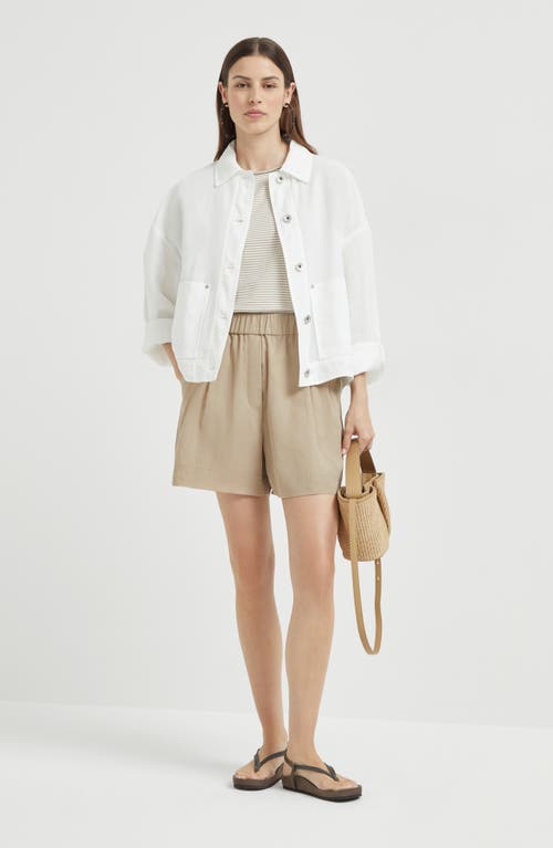 Brunello Cucinelli Organza Baggy Shorts