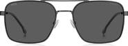 BOSS 58mm Polarized Aviator Sunglasses