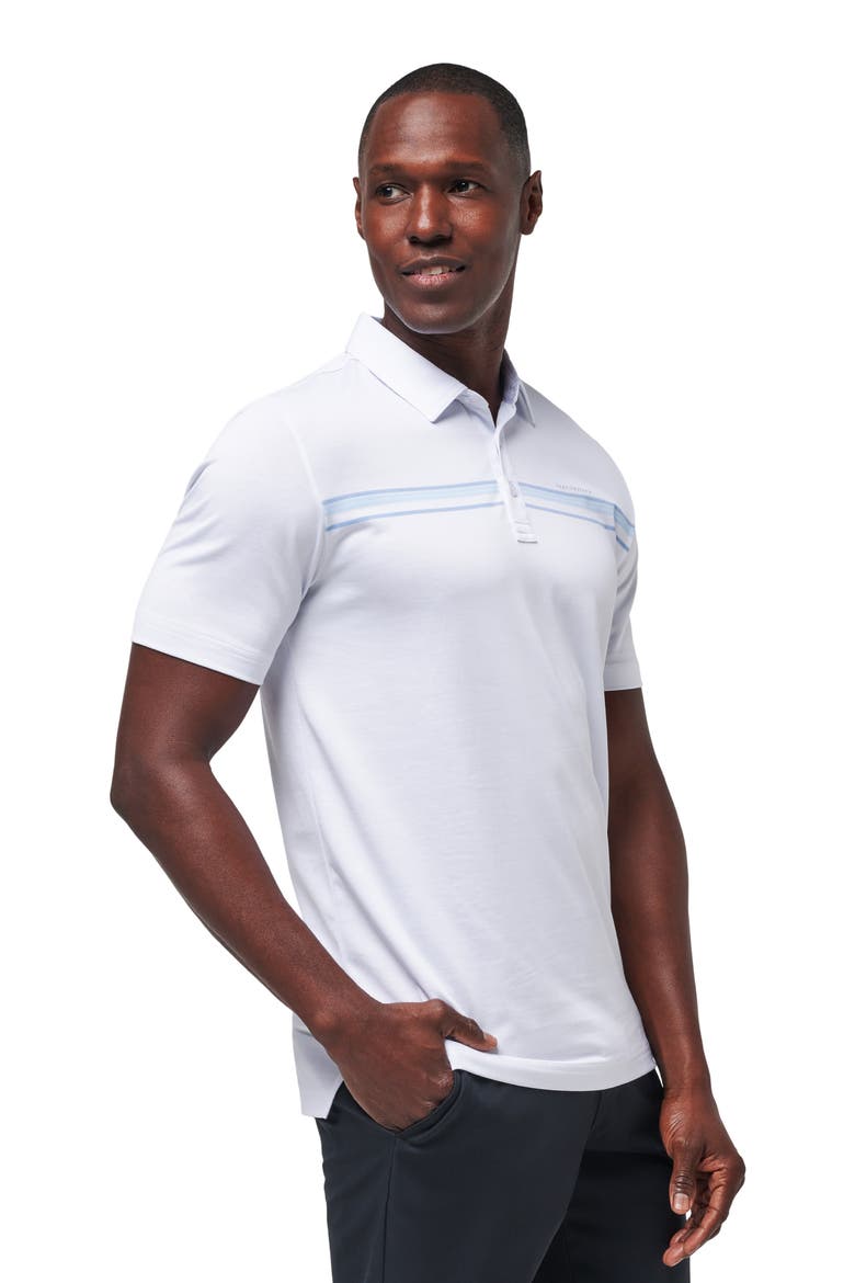 Dolphin Cruise Stripe Polo, Alternate, color, WHITE