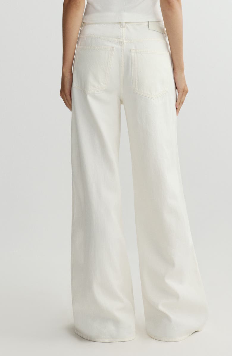 DL1961 Alex Low Rise Baggy Wide Leg Jeans, Alternate, color, Eggshell Aura