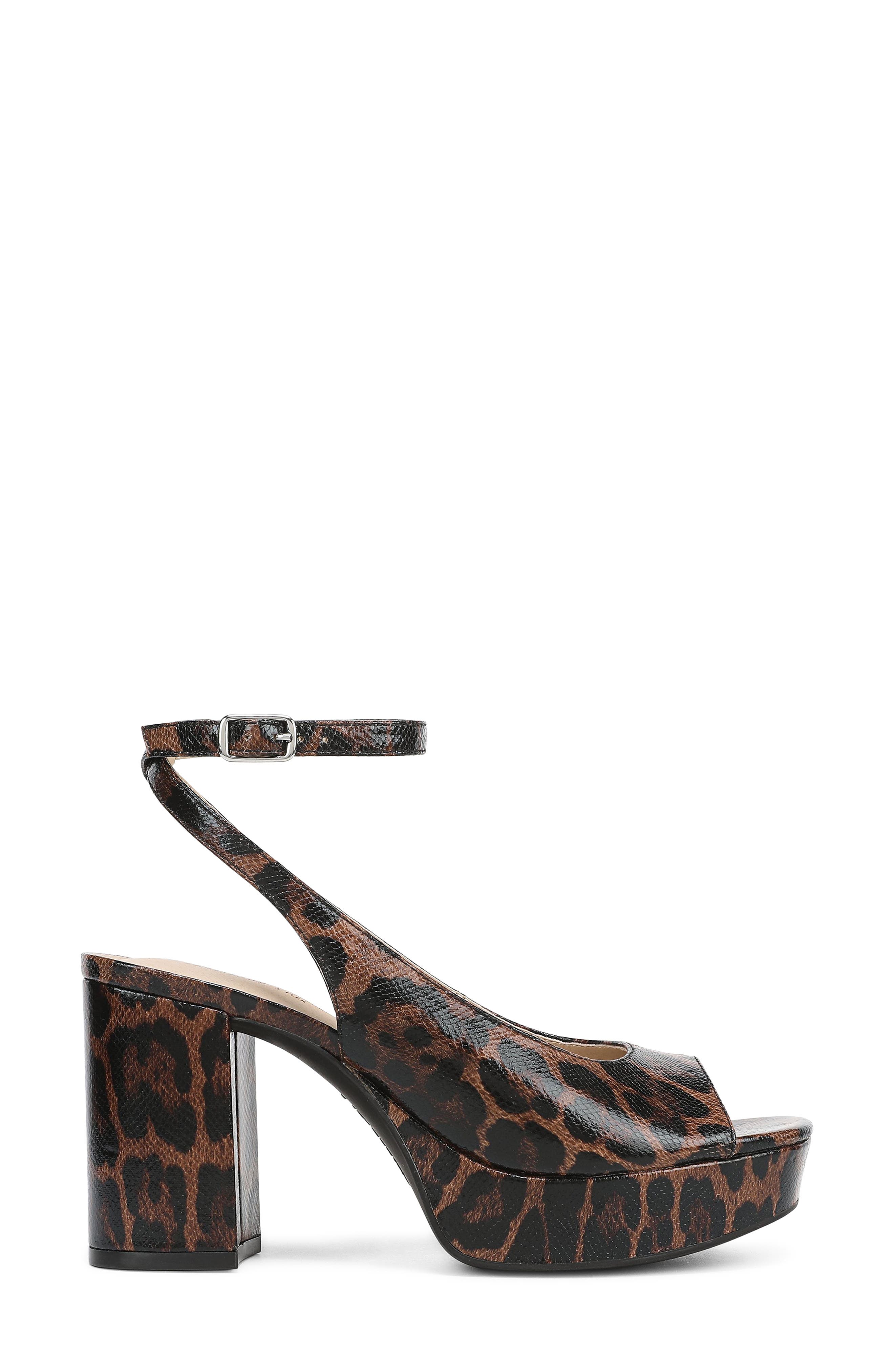 Aliyah Ankle Strap Platform Sandal, Alternate, color, BROWN