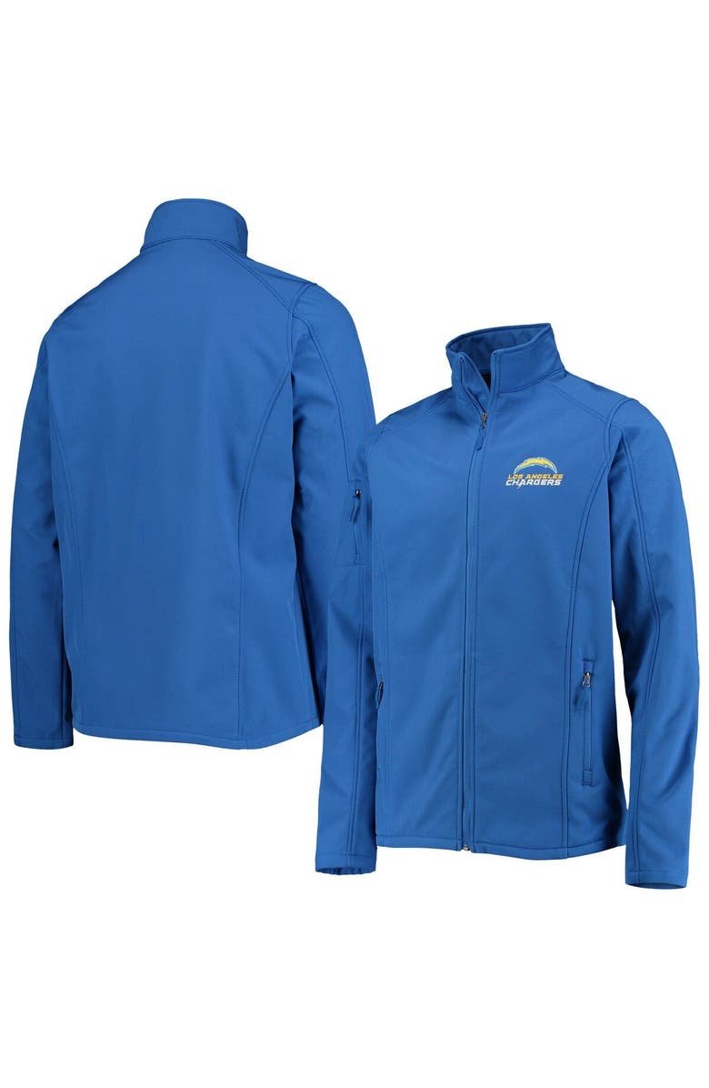 DUNBROOKE Men's Dunbrooke Royal Los Angeles Chargers Big & Tall Sonoma Softshell Full-Zip Jacket, Main, color, Royal