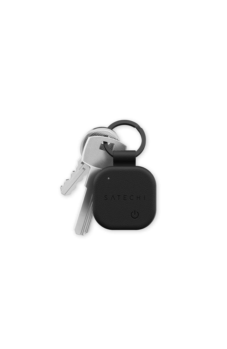 Satechi Vegan Leather FindAll Keychain, Main, color, Black