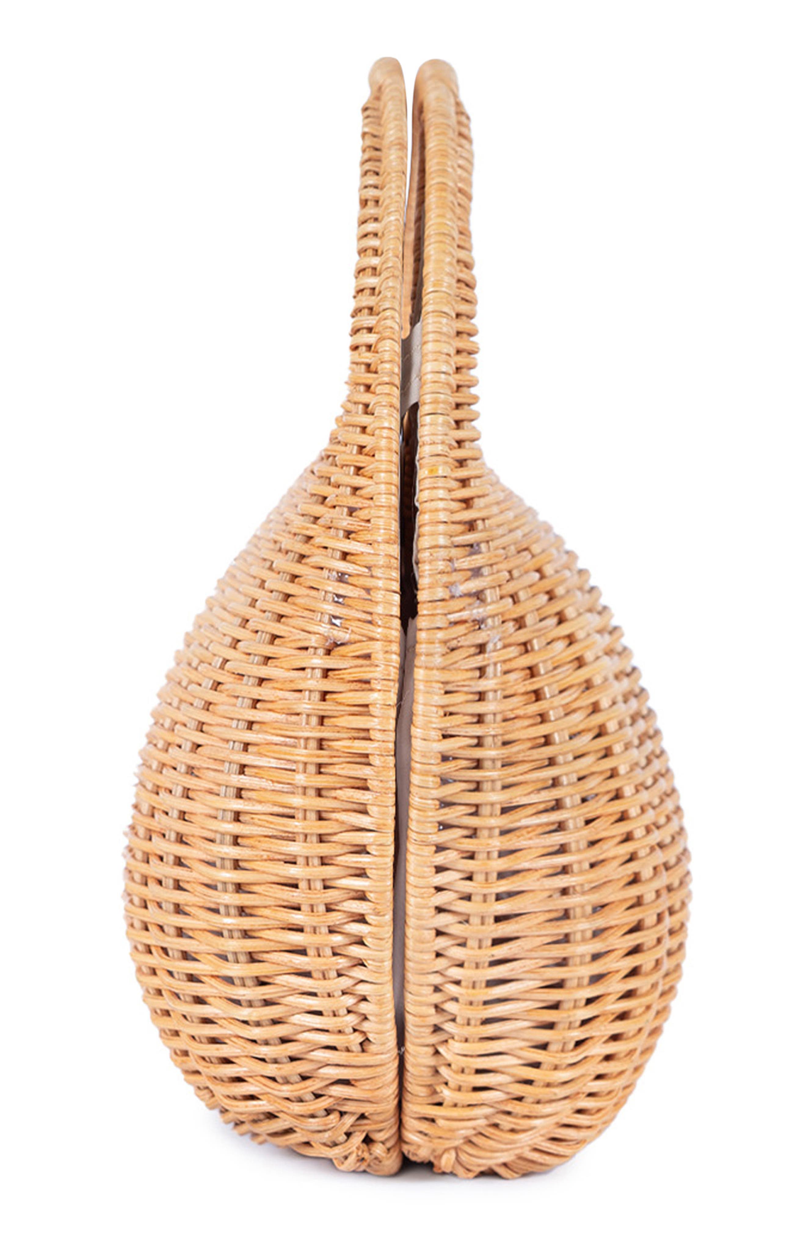 Jelavu Ayla Woven Rattan Top Handle Bag, Alternate, color, 