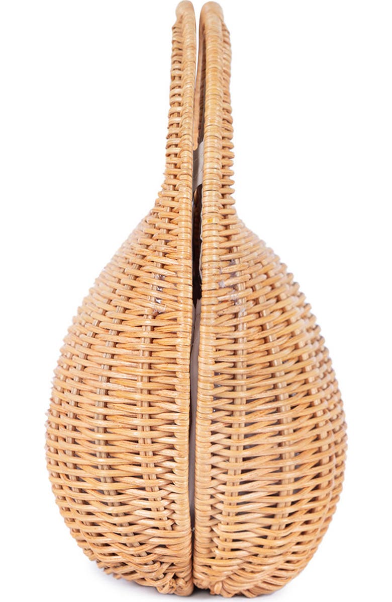 Jelavu Ayla Woven Rattan Top Handle Bag, Alternate, color,