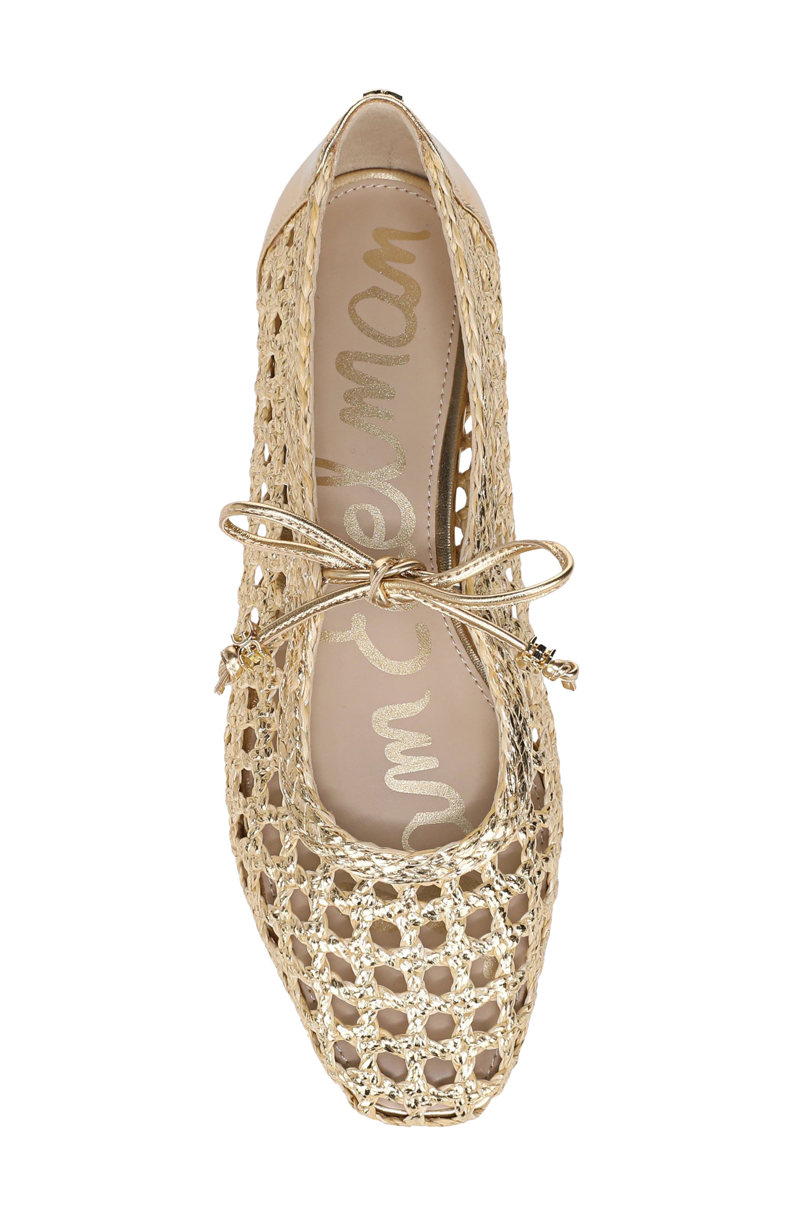 Marcie Ballet Flat, Alternate, color, AMBER GOLD