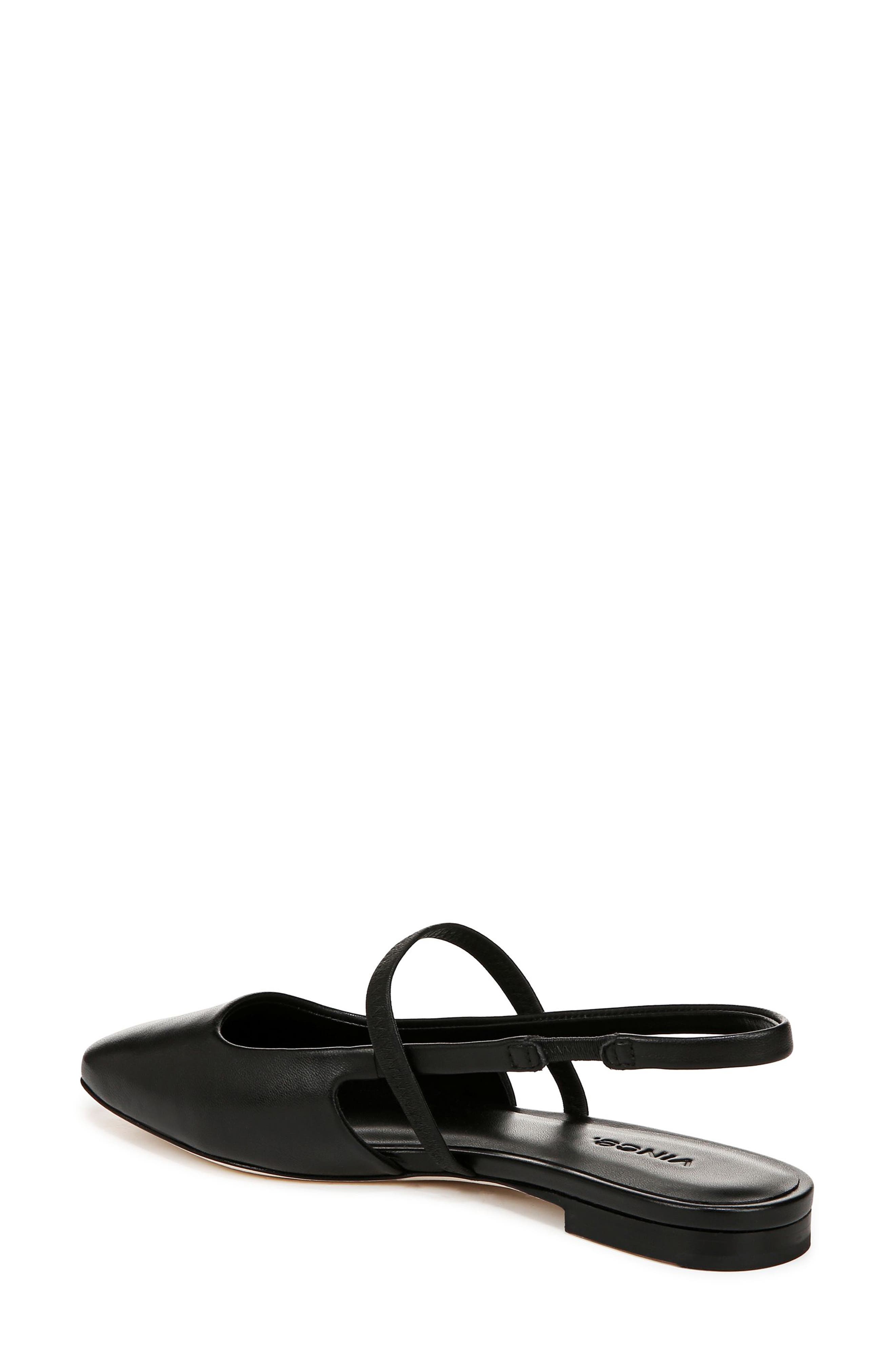 Vince Bernice Slingback Flat, Alternate, color, Black