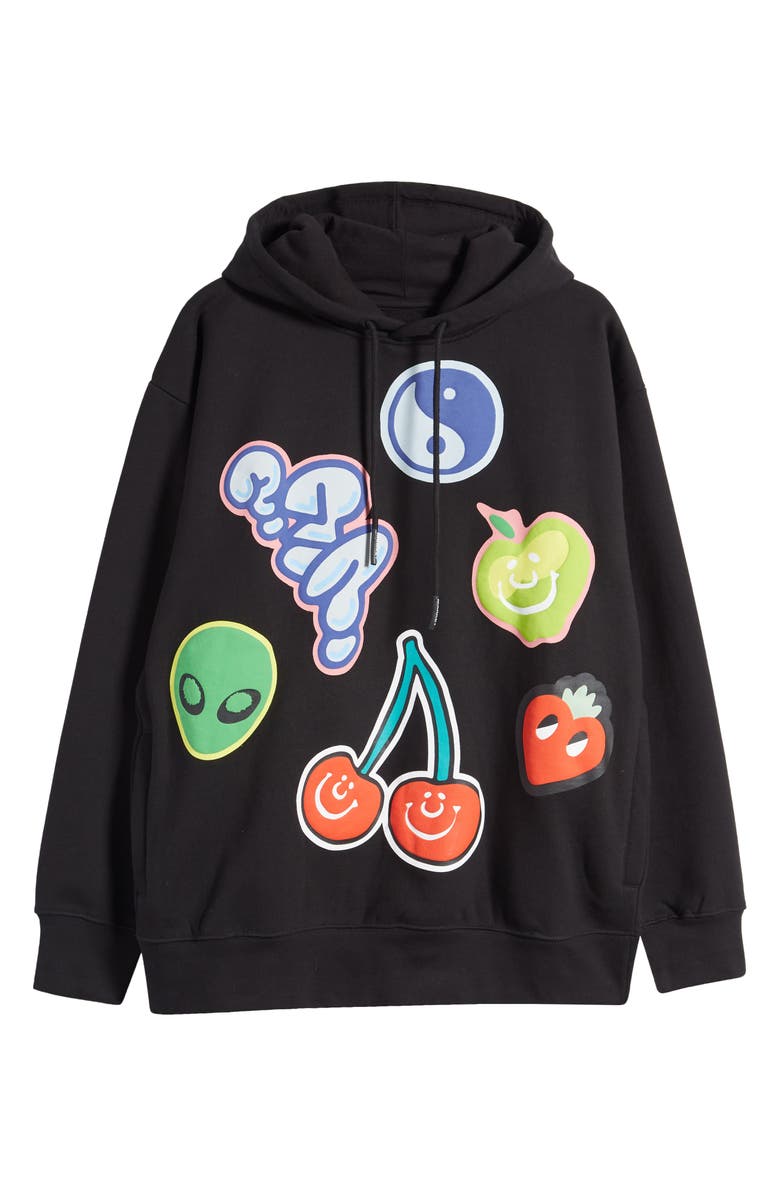 MARKET Airheads Flavor Blasted Puff Print Graphic Cotton Hoodie, Alternate, color, 