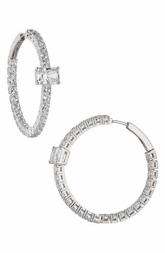 Invitation Only Cubic Zirconia Hoop Earrings