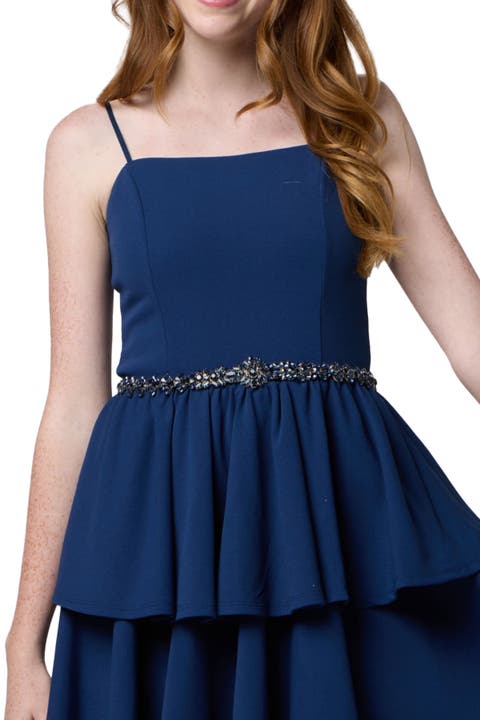 Ribbon Rhinestone Belt (Big Kid)