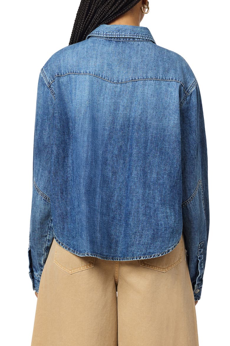 Denim Western Shirt, Alternate, color, SANTA FE