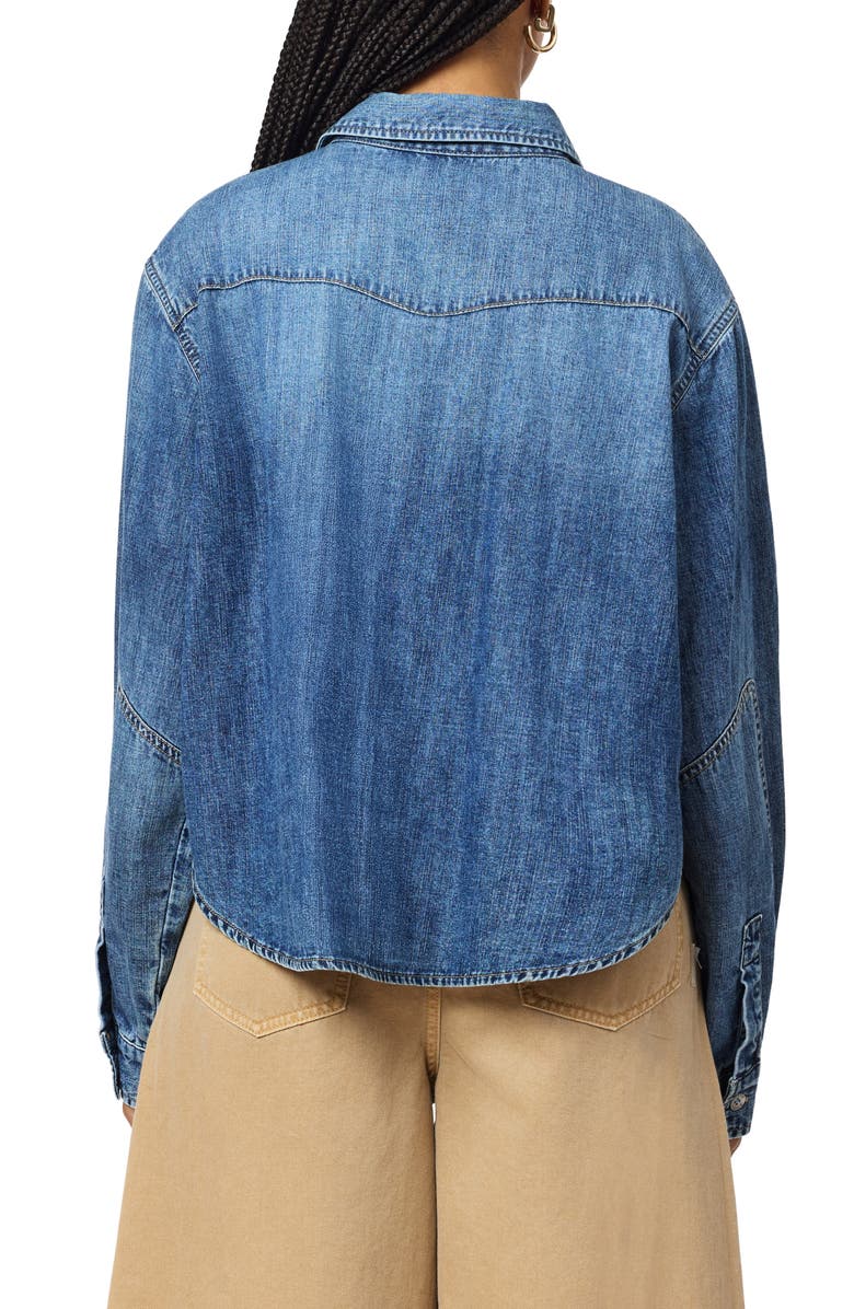 Scotch & Soda Denim Western Shirt, Alternate, color, Santa Fe