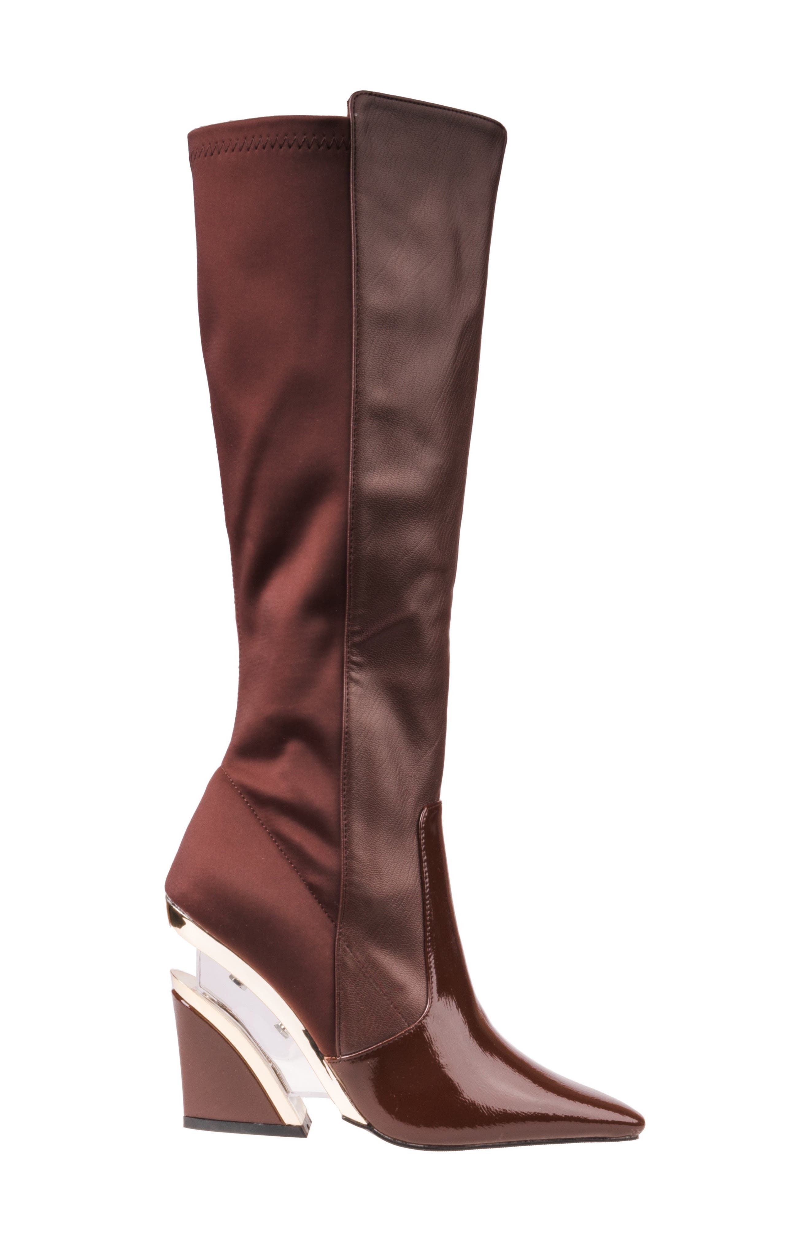 Villa Wedge Boot, Alternate, color, BROWN