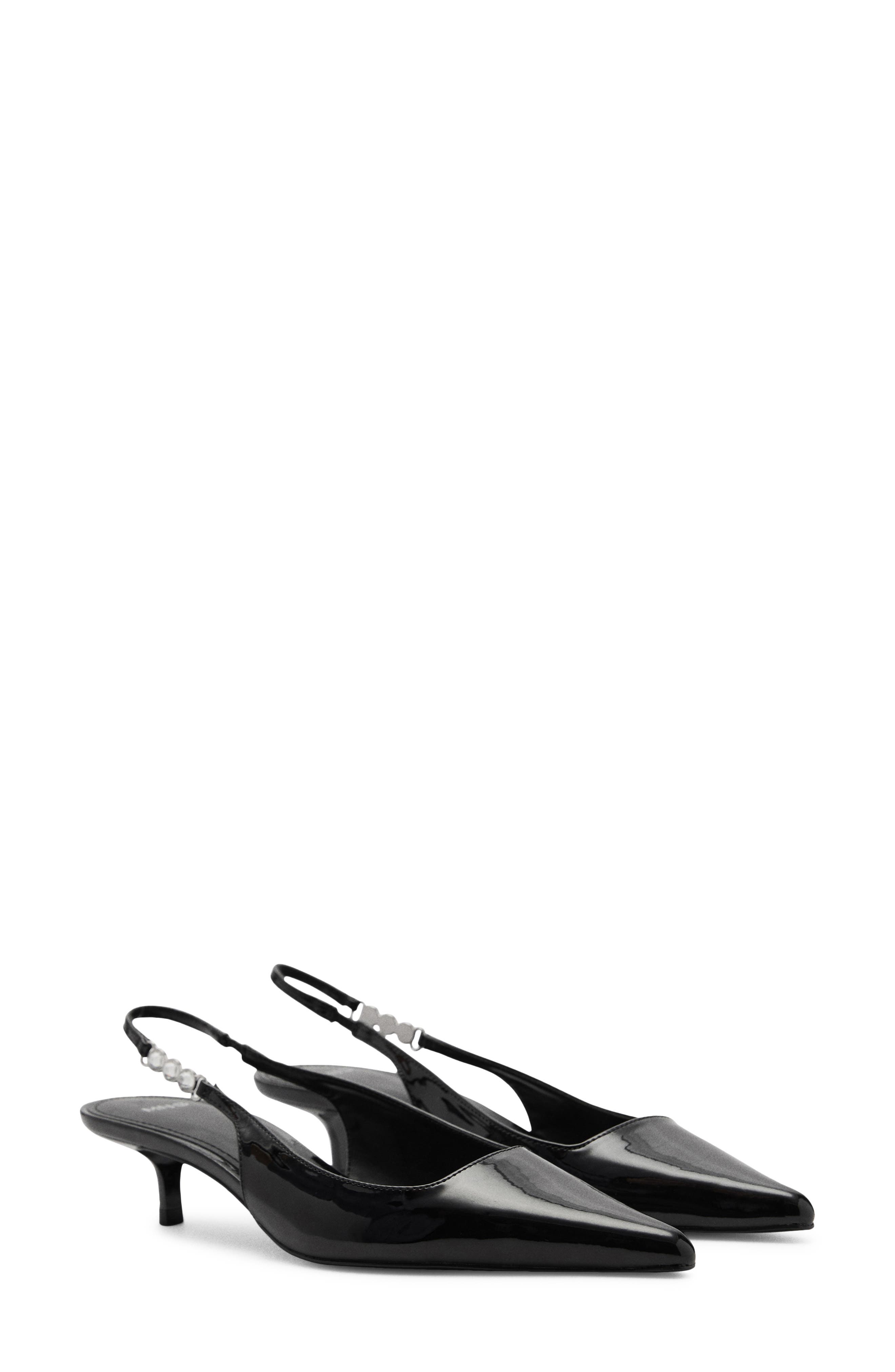 mango slingback heels