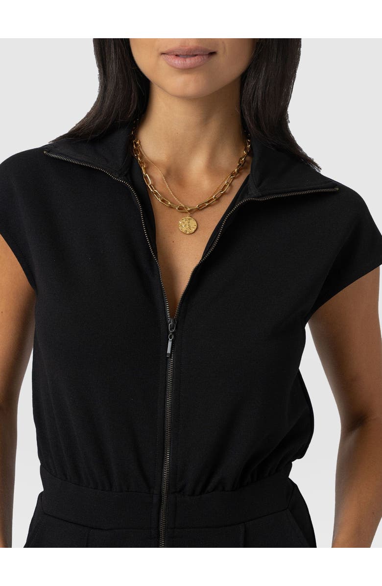 Saint + Sofia Keller Jumpsuit, Alternate, color, Black