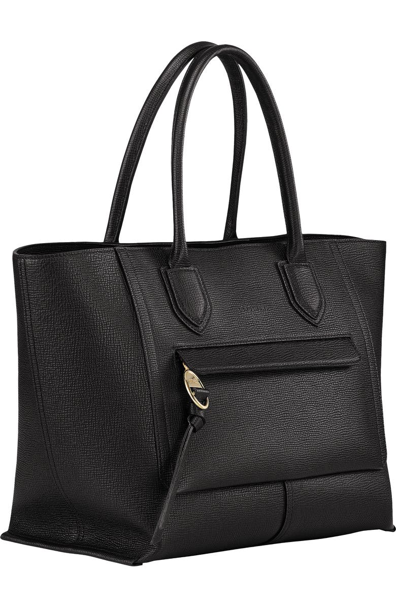 Longchamp Large Mailbox Leather Top Handle Bag, Alternate, color,