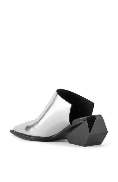 United Nude Ricky Mule Mid In Silver