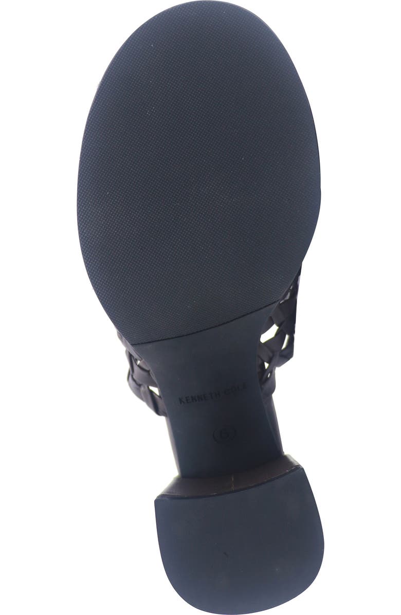 Kenneth Cole Solara Slide Sandal, Alternate, color, Dark Brown Leather