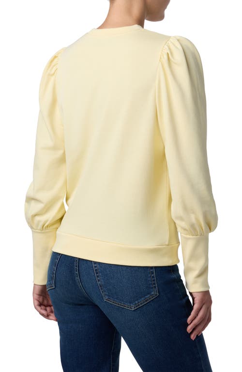 Shop Joe's Puff Sleeve Sweatshirt In Anise Flower