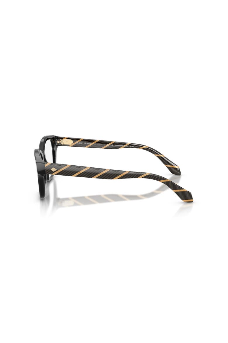 47mm Rectangle optical glasses, Alternate, color, Black