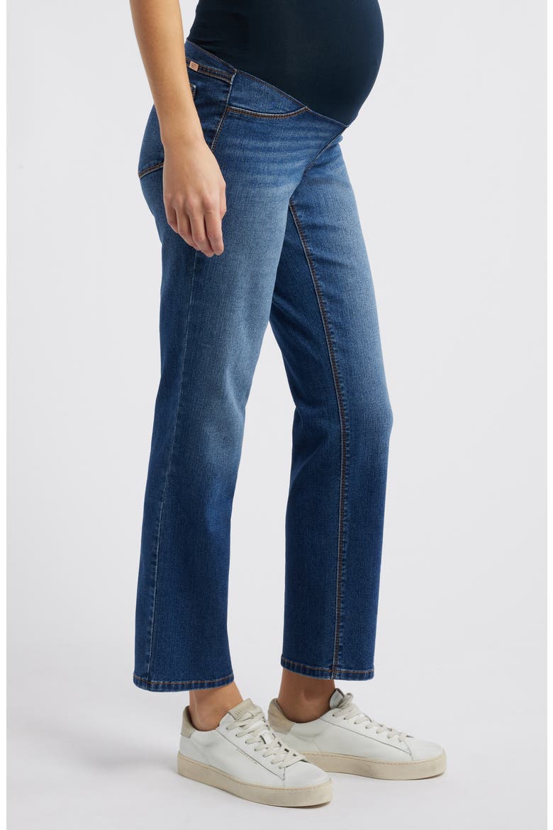 Over the Bump Slim Straight Leg Maternity Jeans, Alternate, color, OAKLEE