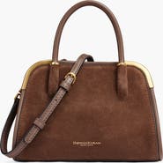 Donna Karan New York Satin Suede Mini Satchel