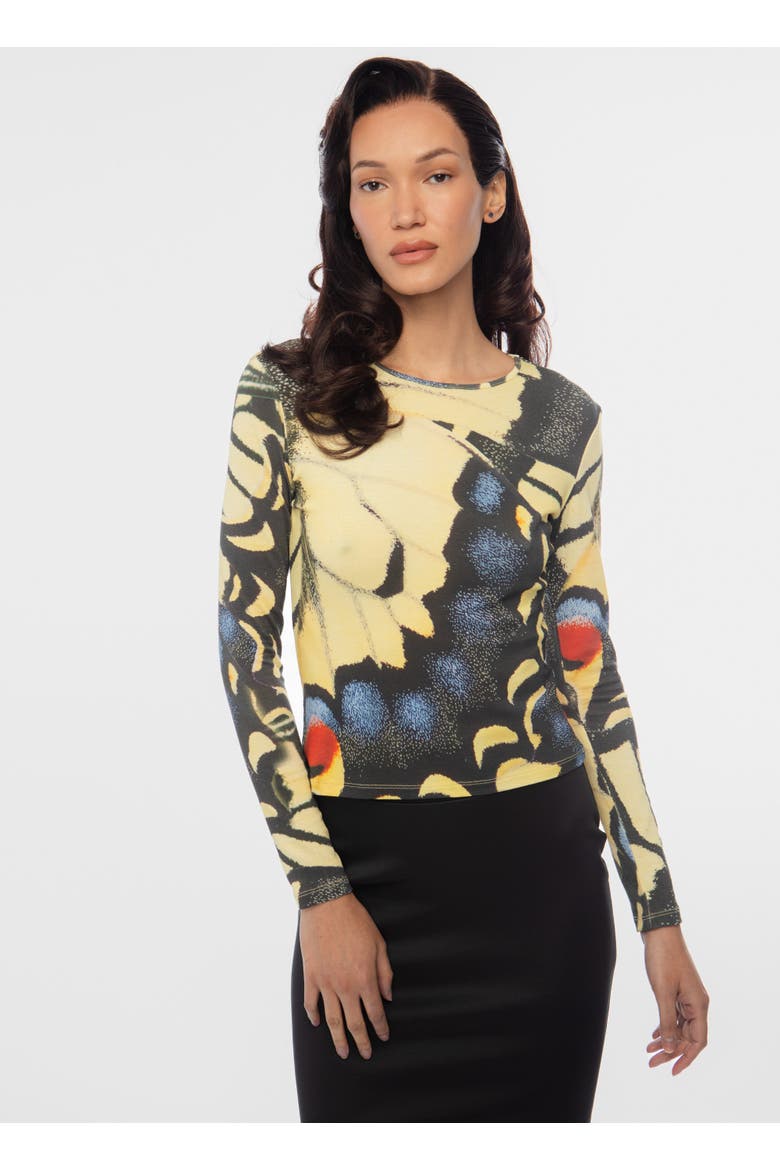 Swallowtail Long Sleeve, Alternate, color, Swallowtail