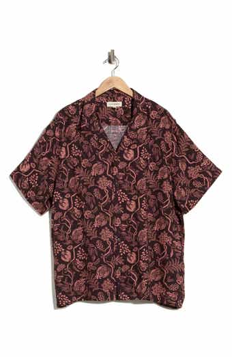 Floral Motif Camp Shirt