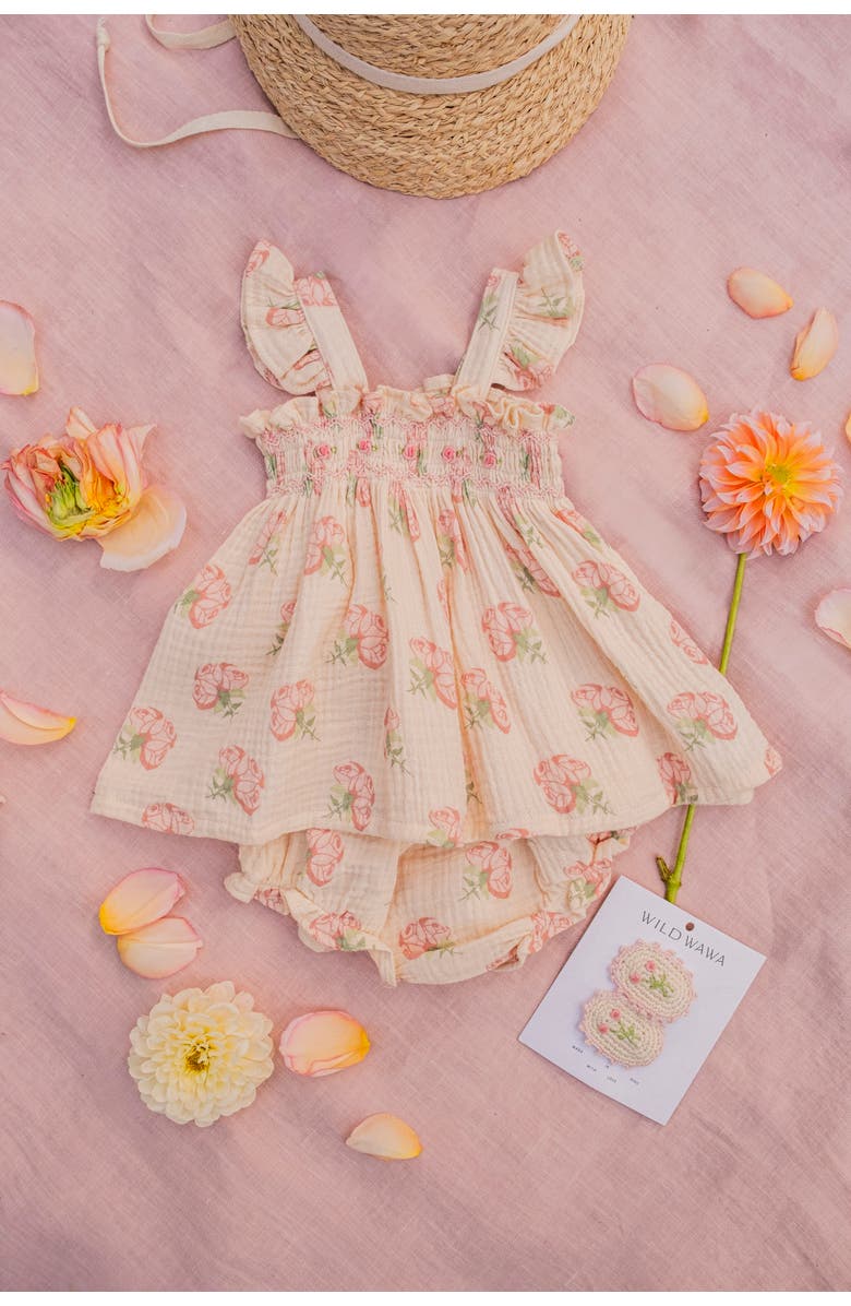 Wild Wawa Flutter Set, Alternate, color, Pink Rose