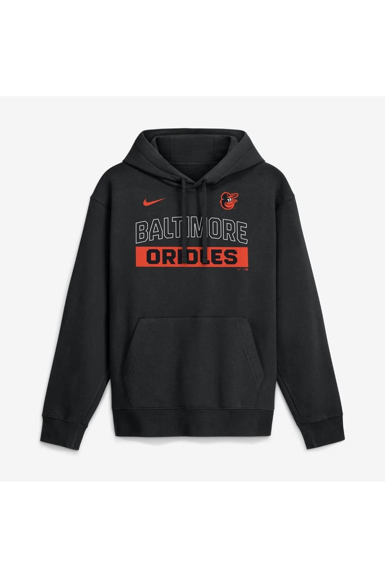 Men's Nike Black Baltimore Orioles Primetime Club Hoodie, Alternate, color, Black