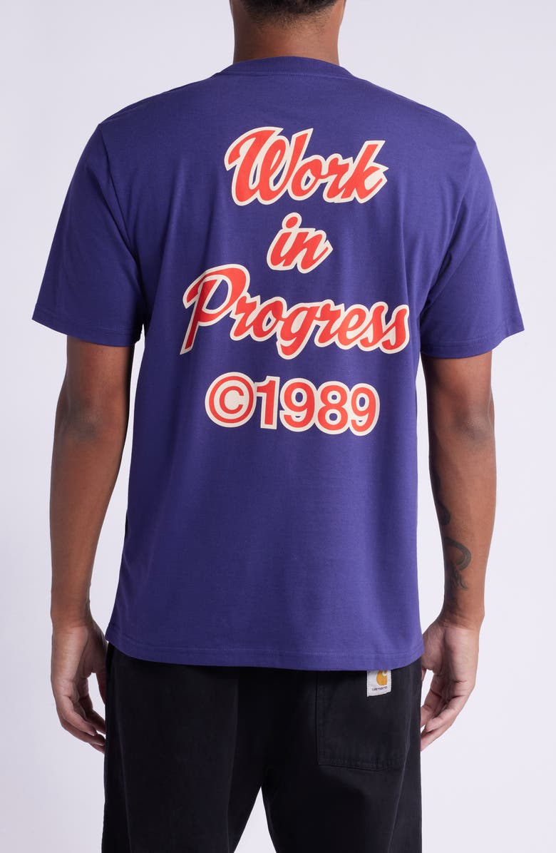 Carhartt Work In Progress Spill Organic Cotton Graphic T-Shirt, Alternate, color, 