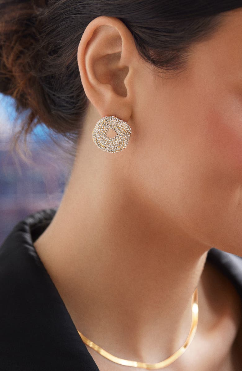 BaubleBar Susan Pavé Drop Earrings, Alternate, color, 