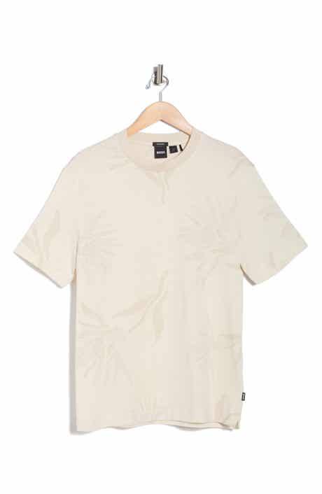 BOSS Taut Floral Cotton Knit Graphic T-Shirt