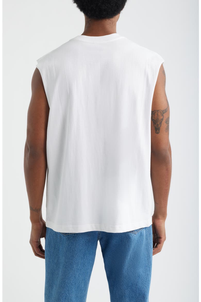 Miami Beach Graphic Cotton Muscle Tank, Alternate, color, WHITE