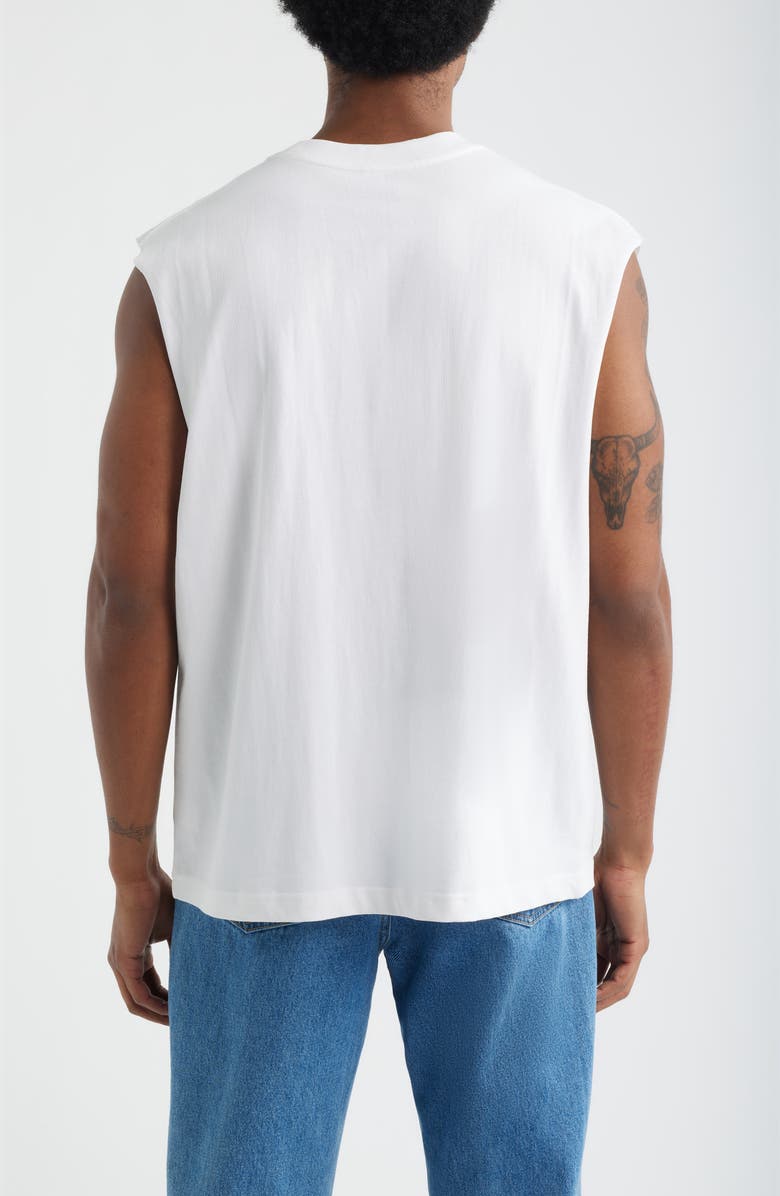 ID Supply Co Miami Beach Graphic Cotton Muscle Tank, Alternate, color, White