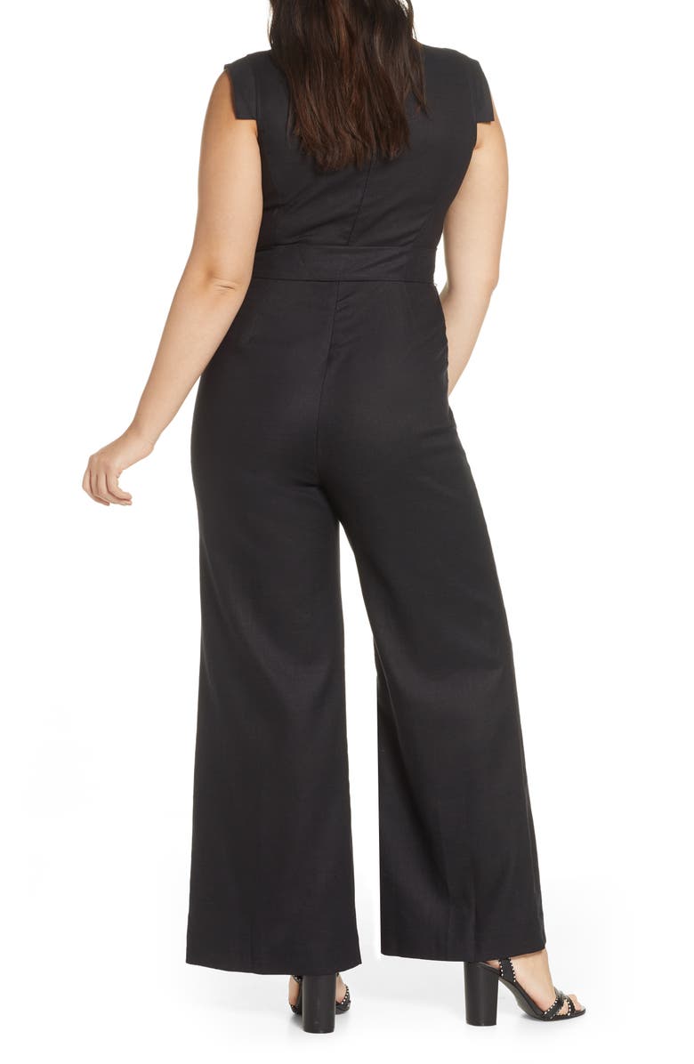 J.Crew Résumé Linen Blend Jumpsuit, Alternate, color, 