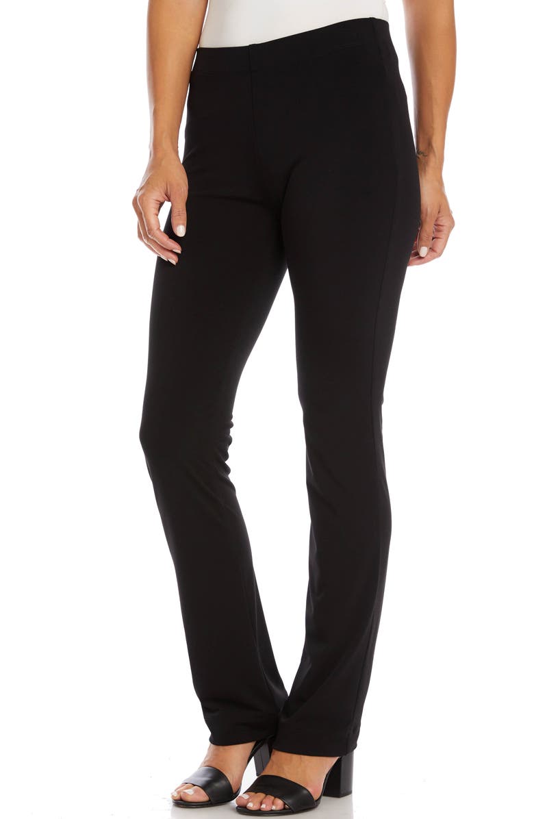 Karen Kane Travel Jersey Pants, Alternate, color, Black