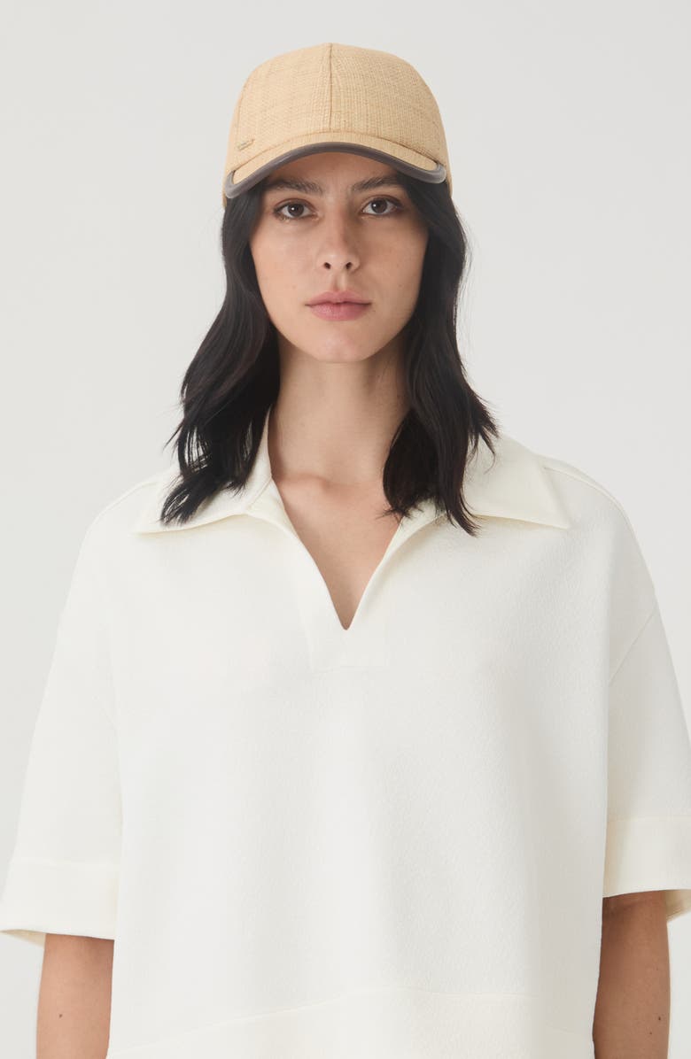 Eugenia Kim Lo UPF 50+ Raffia Baseball Cap, Alternate, color, Natural