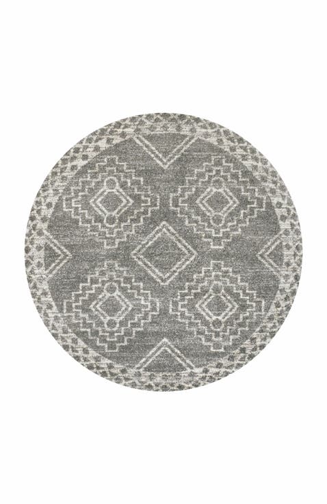Amir Moroccan Beni Souk Round Area Rug