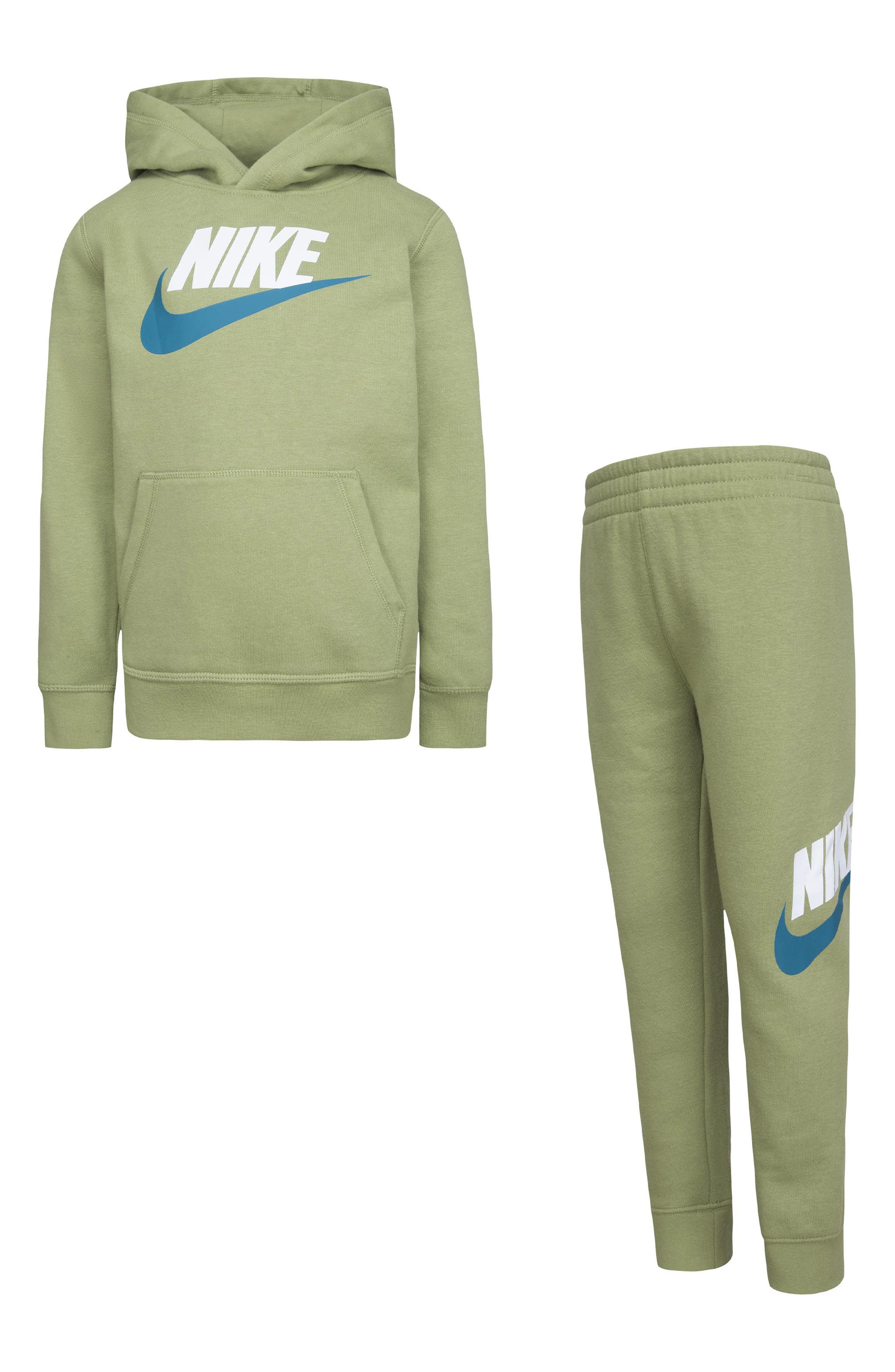 Club Logo Print Pullover Hoodie & Joggers Set