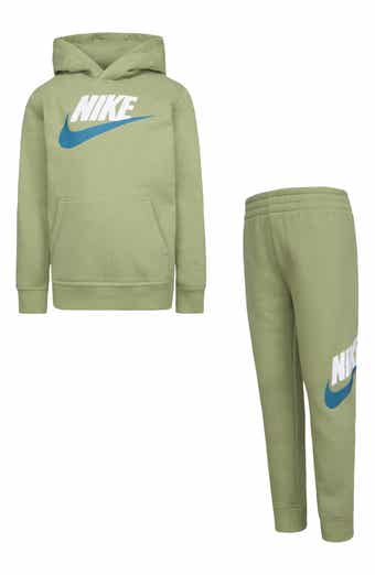 Club Logo Print Pullover Hoodie & Joggers Set