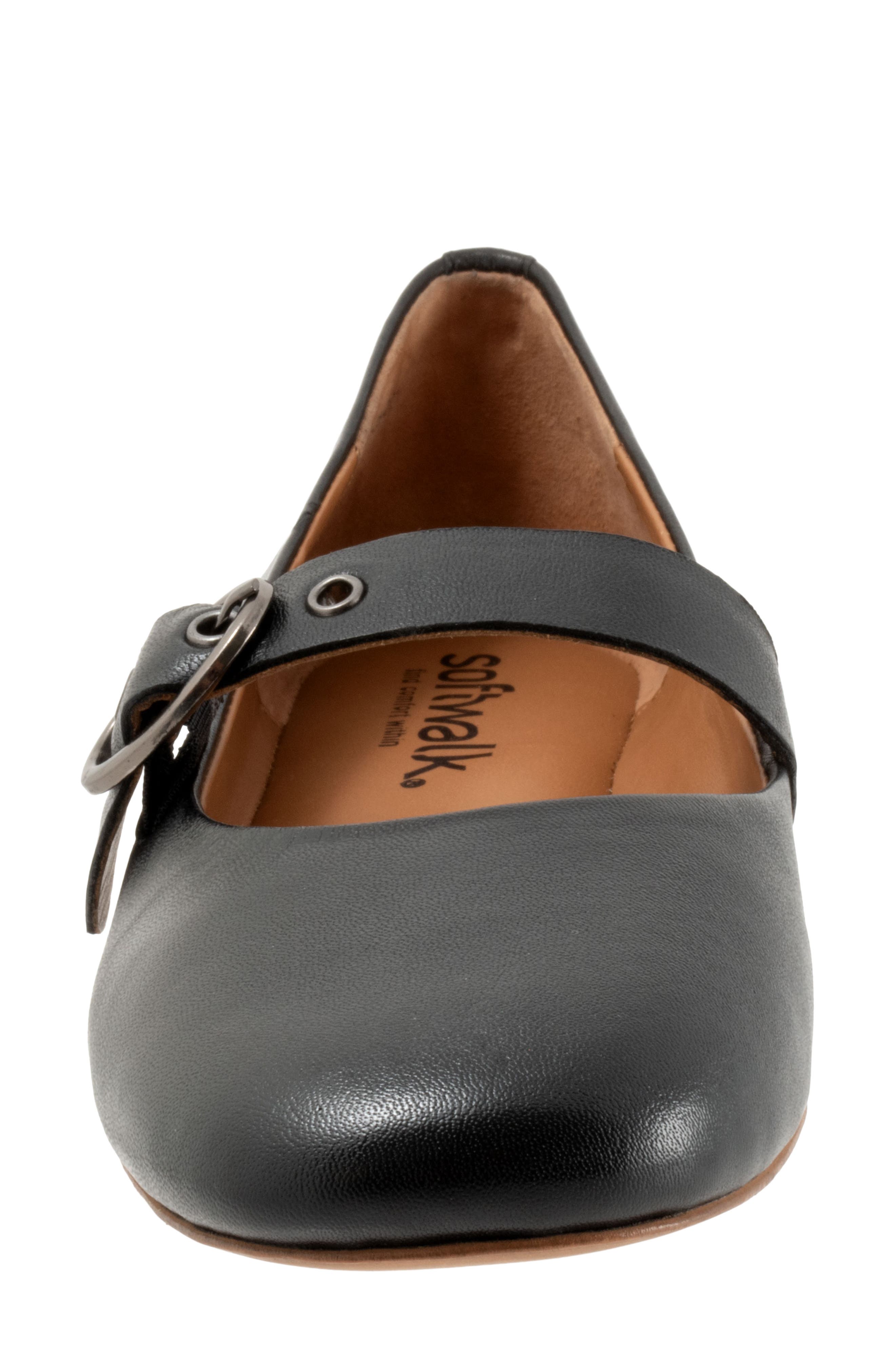 SoftWalk<sup>®</sup> Kassala Mary Jane Flat, Alternate, color, Black