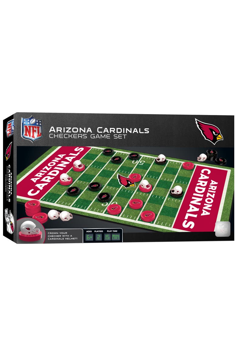 Arizona Cardinals Checkers Board Game, Main, color, Multicolor