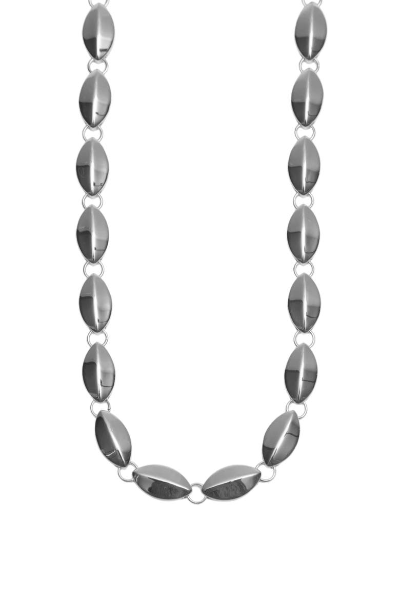 Marquee Chain Necklace, Main, color, SILVER