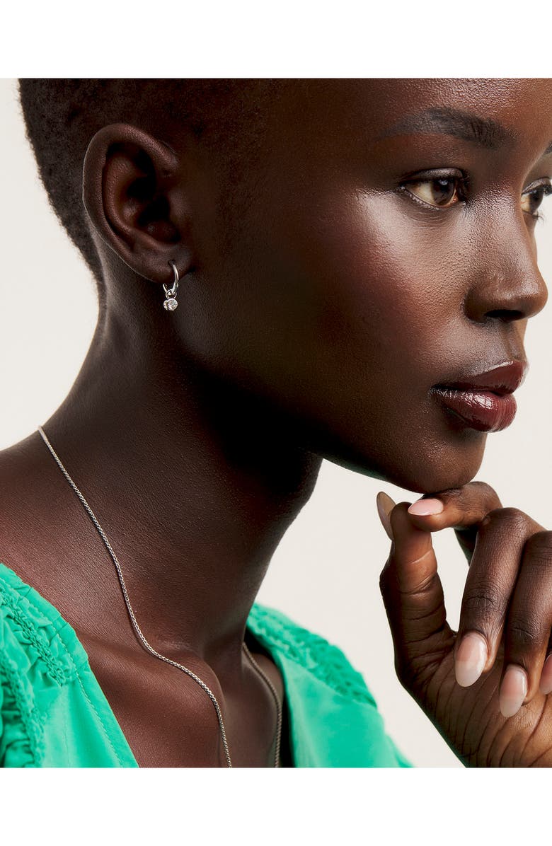 Ted Baker London Sinalaa Crystal Mini Huggie Hoop Earrings, Alternate, color, 