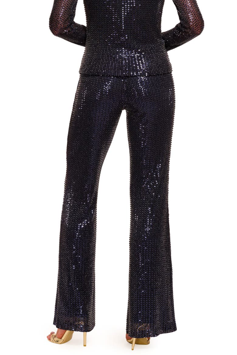 Olivian Sequin Wide Leg Pants, Alternate, color, NAVY BEADED MESH
