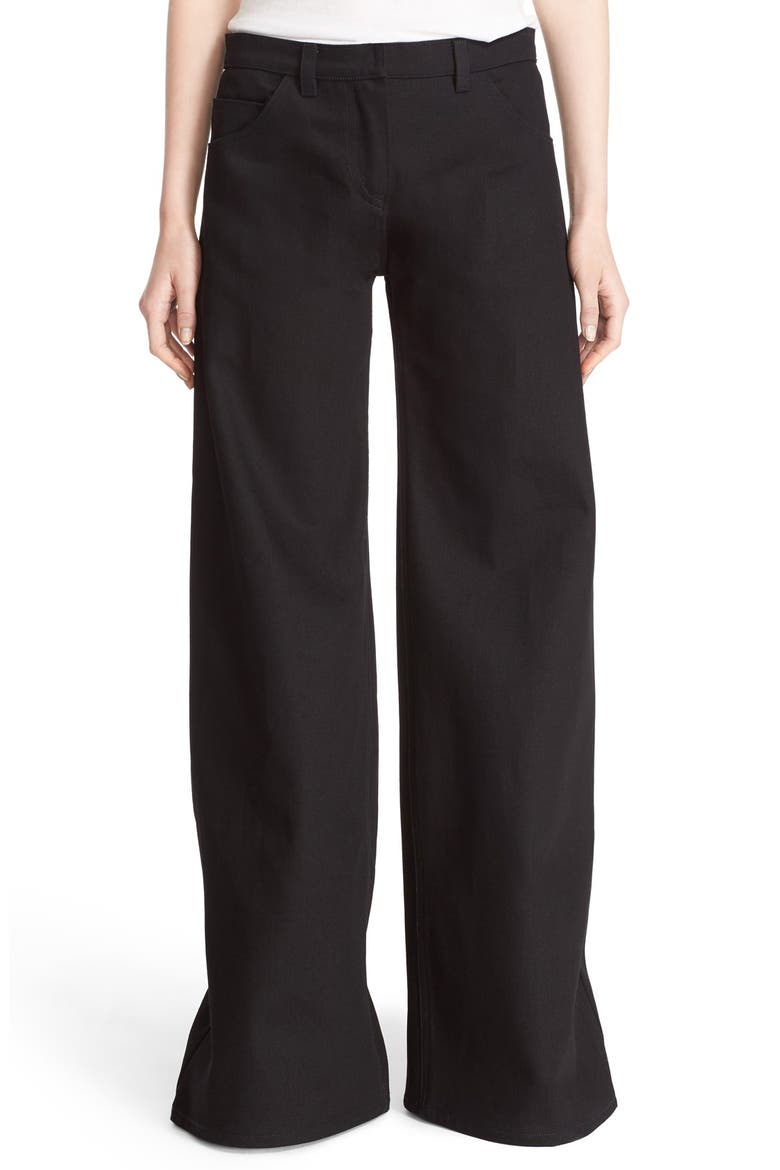'Corm' Flare Leg Jeans (Nordstrom Exclusive), Main, color, DEEP BLACK